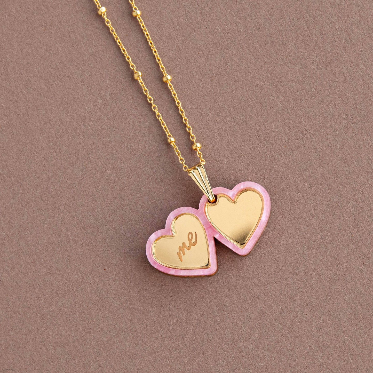 I Heart Me Open Locket Necklace
