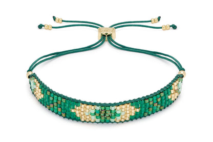 Magic Emerald Friendship Beaded Bracelet