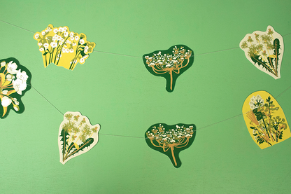 Spring Blooms Sewn Garland
