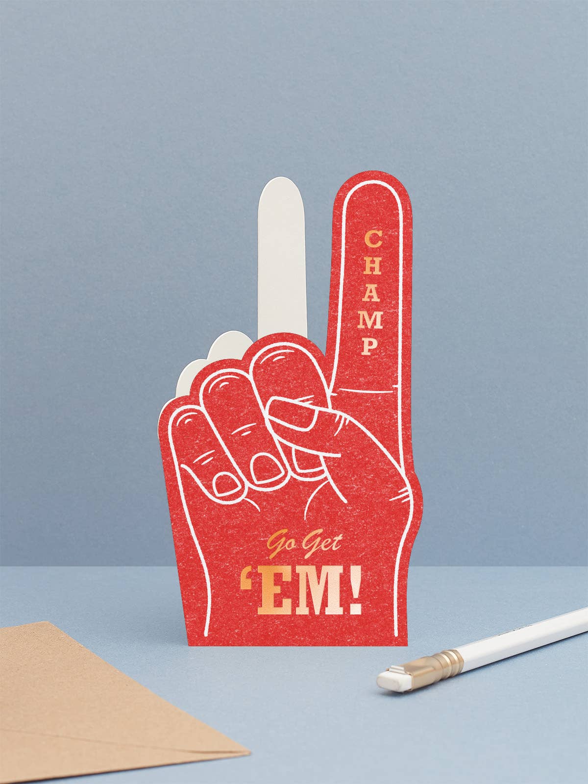 Go Get ‘Em Good Luck Card | Exams or New Job | Sports Fan