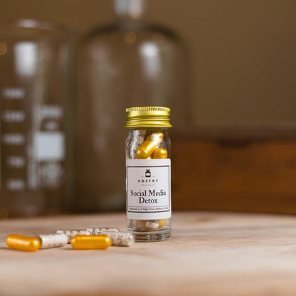 Social Media Detox Pills - Poetry Pills (Small)