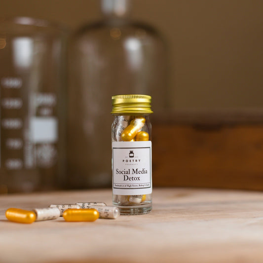 Social Media Detox Pills - Poetry Pills (Small)