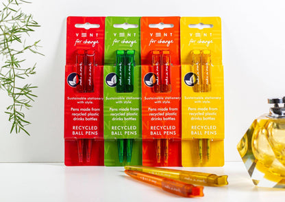 Pen made from recycled plastic drink bottle - Variation of Colours