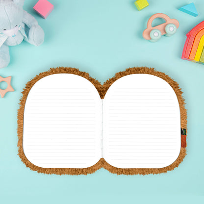 Zoo Crew Cuddly Lined Notebook Lion