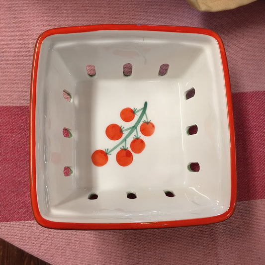 Ceramic Punnet, fruit decoration
