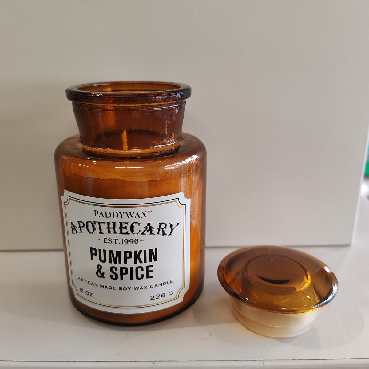 Pumpkin and Spice Apothecary candle