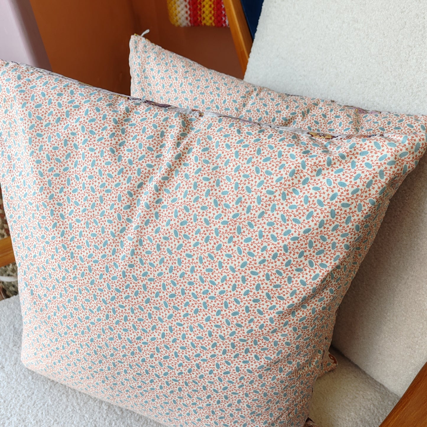 Bates Own Brand - Handmade unique pair of cushions.