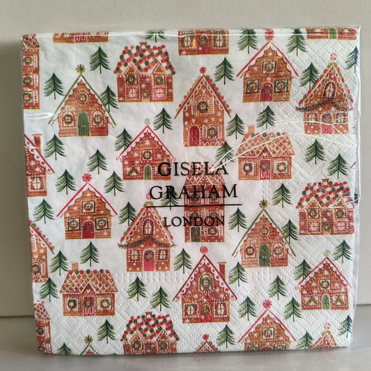 Gingerbread House Paper Napkins