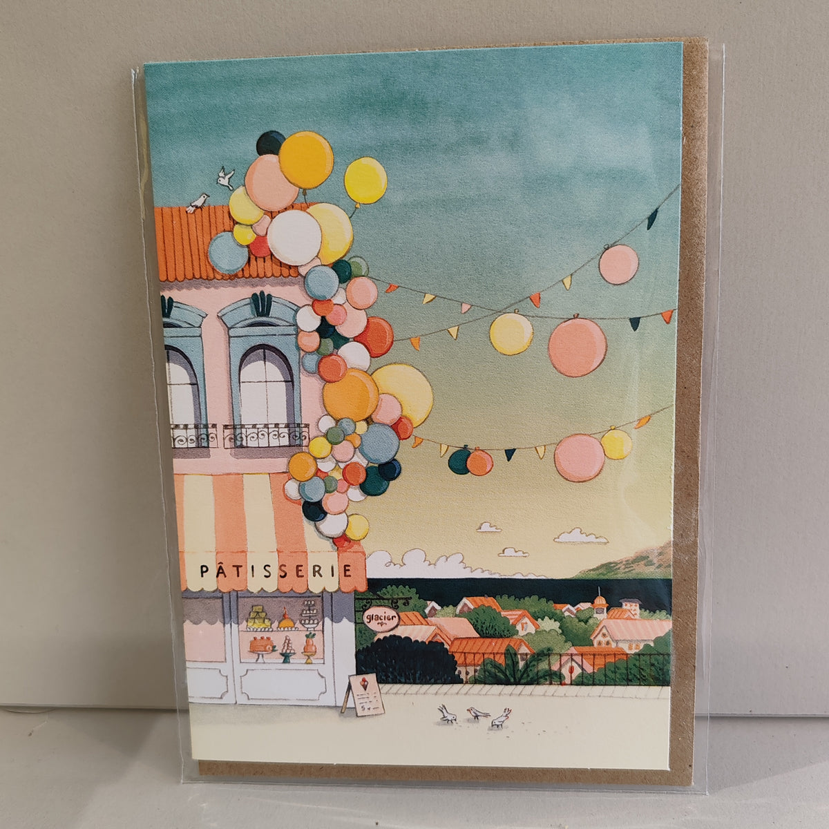 Patisserie greeting card.