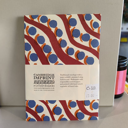 Pack of 10 patterned envelopes