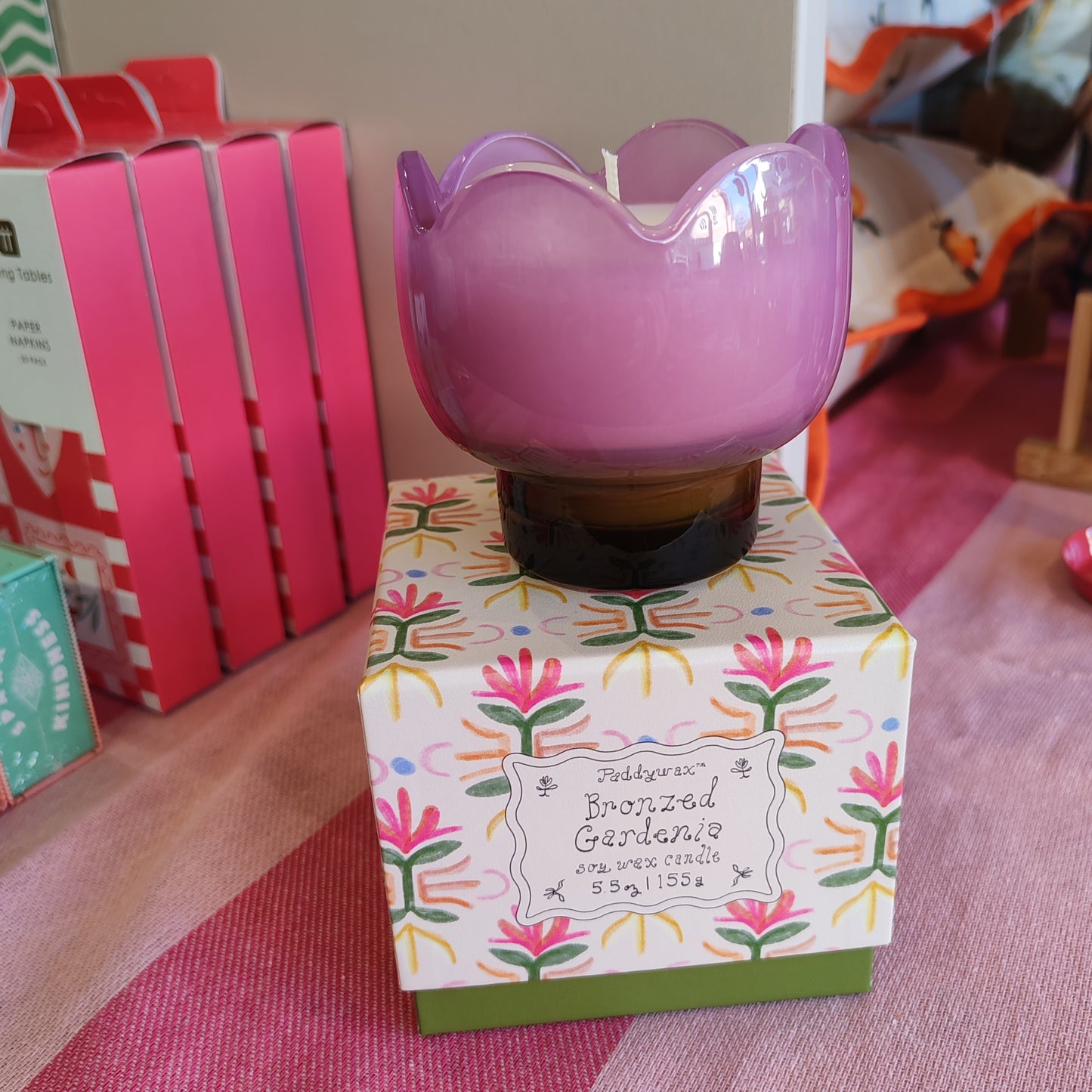 Paddywax Bronzed Gardenia Soy Wax Candle 5.5oz