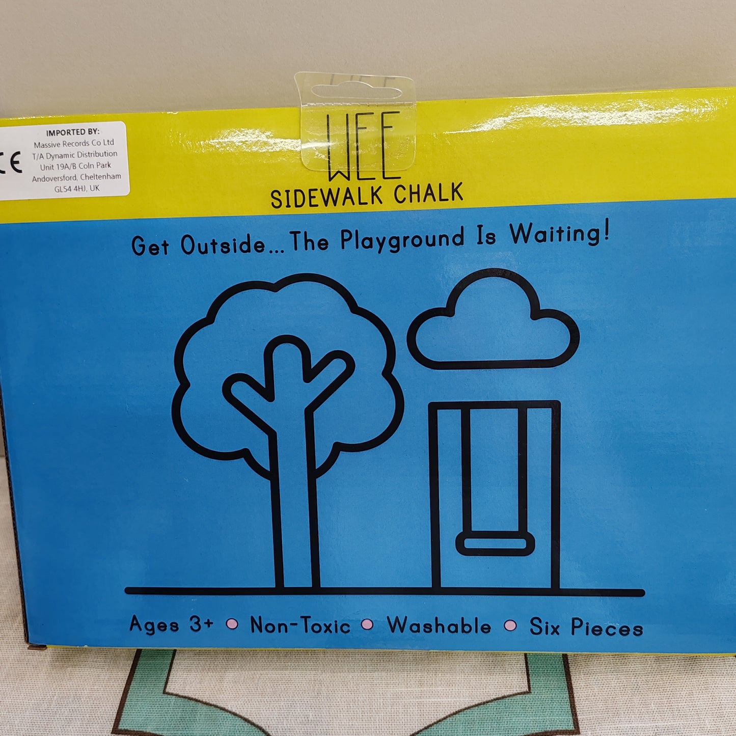 Sidewalk chalk, Flower pots set 3