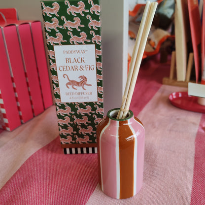 Paddy Wax Black Cedar & Fig Reed Diffuser 4 fl oz