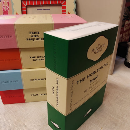 Reading book decorative box Matches, The Horizontal Man