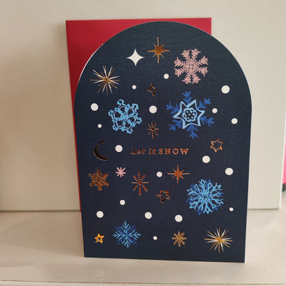 Let it Snow Christmas Greeting Card