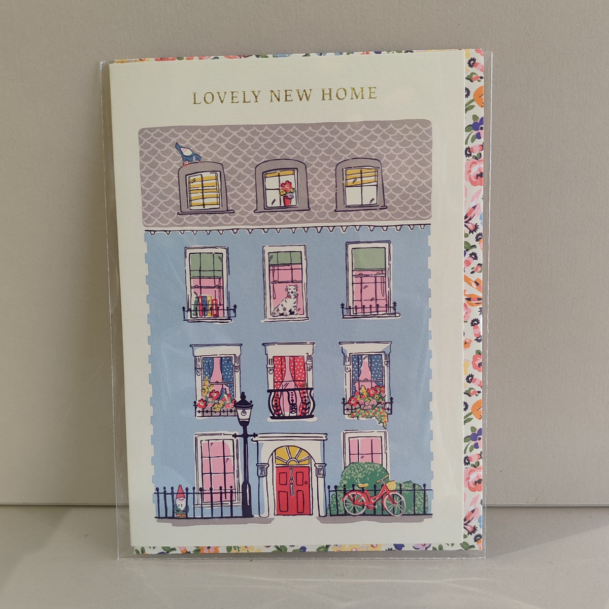 Lovely new home greeting card.