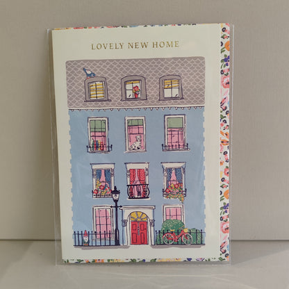Lovely new home greeting card.
