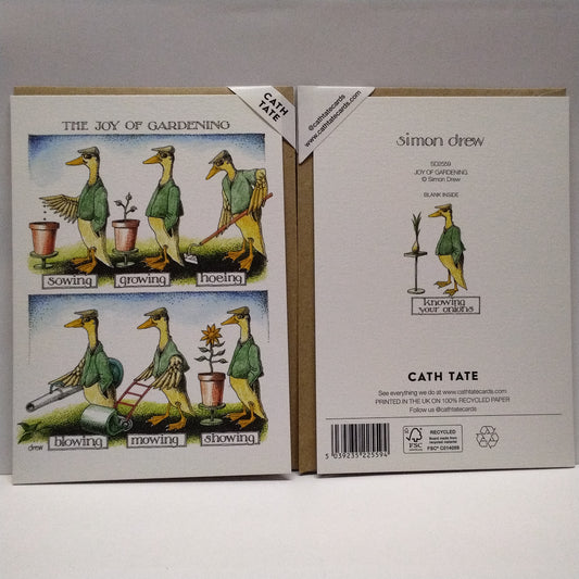 The Joy of Gardening - Greeting Card