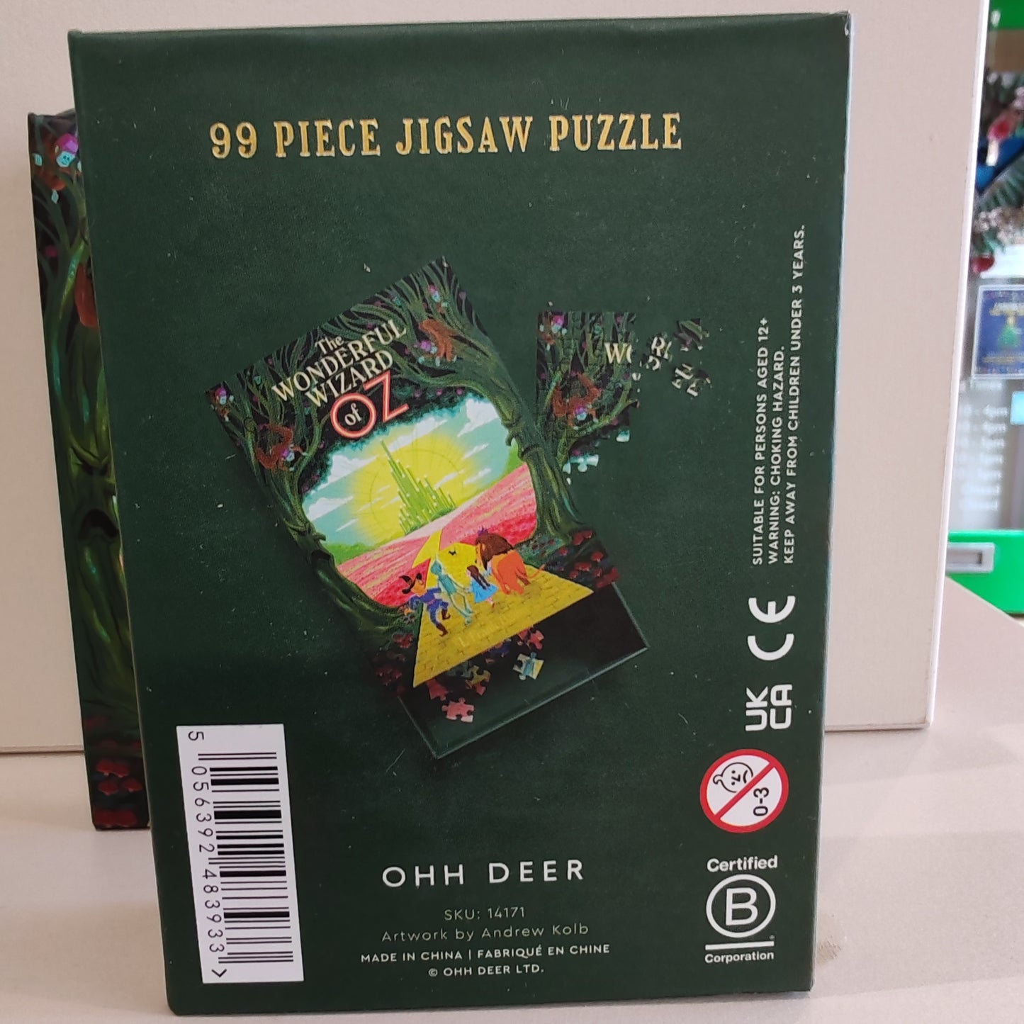 99 piece mini Puzzle. Wizard of Oz
