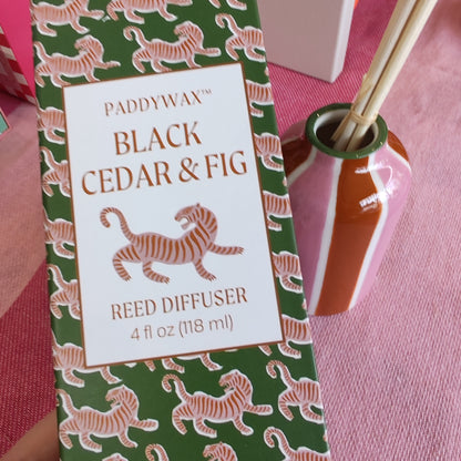 Paddy Wax Black Cedar & Fig Reed Diffuser 4 fl oz