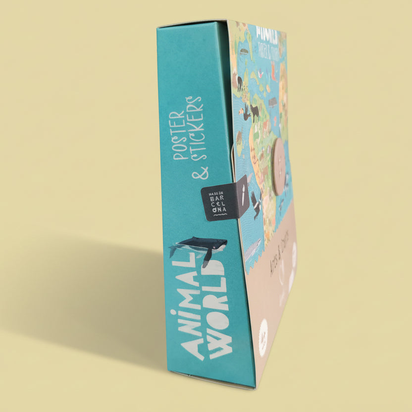 Animal World Poster and Stickers