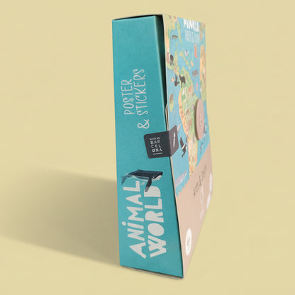 Animal World Poster and Stickers