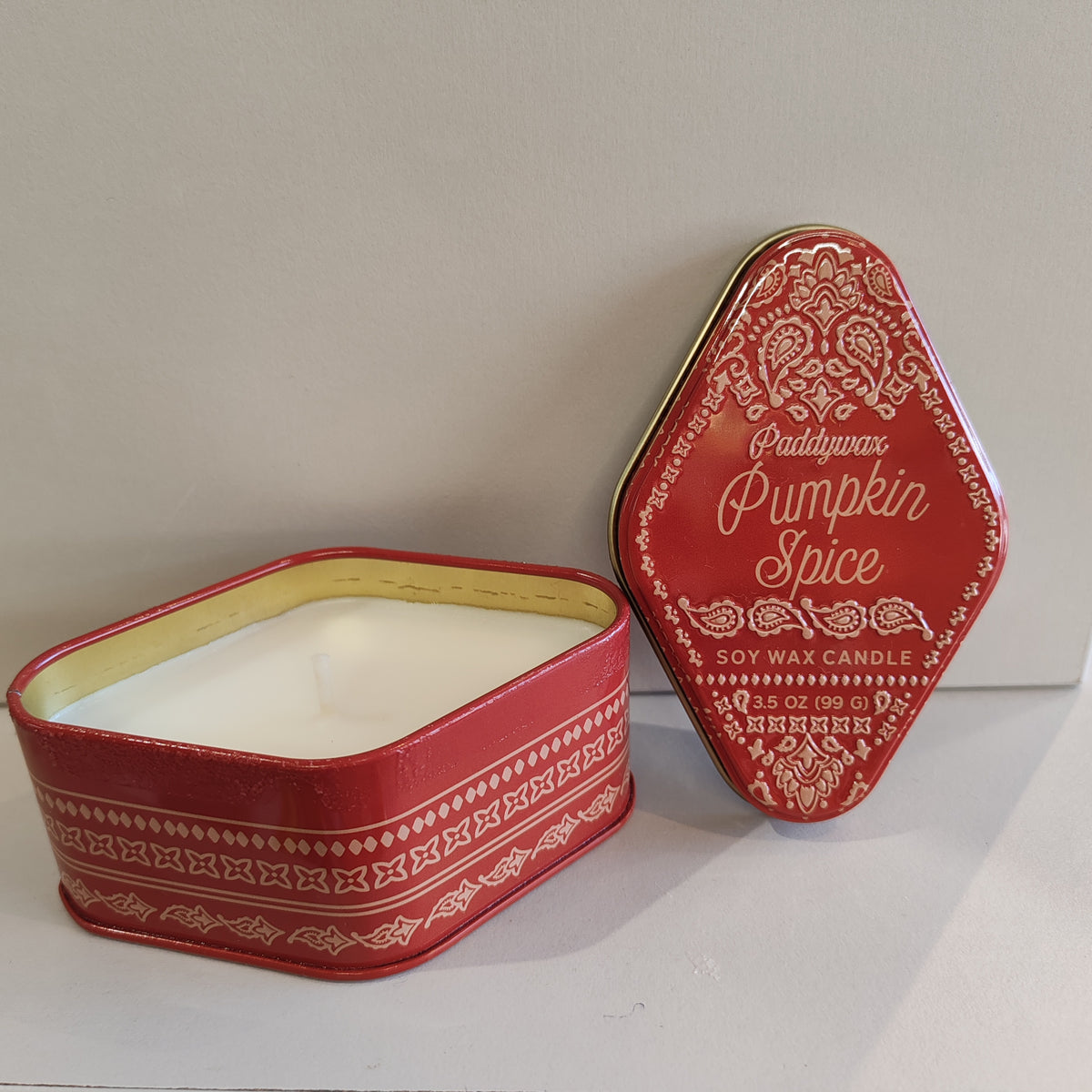 Pumpkin Spice Station Tin Soy Candle