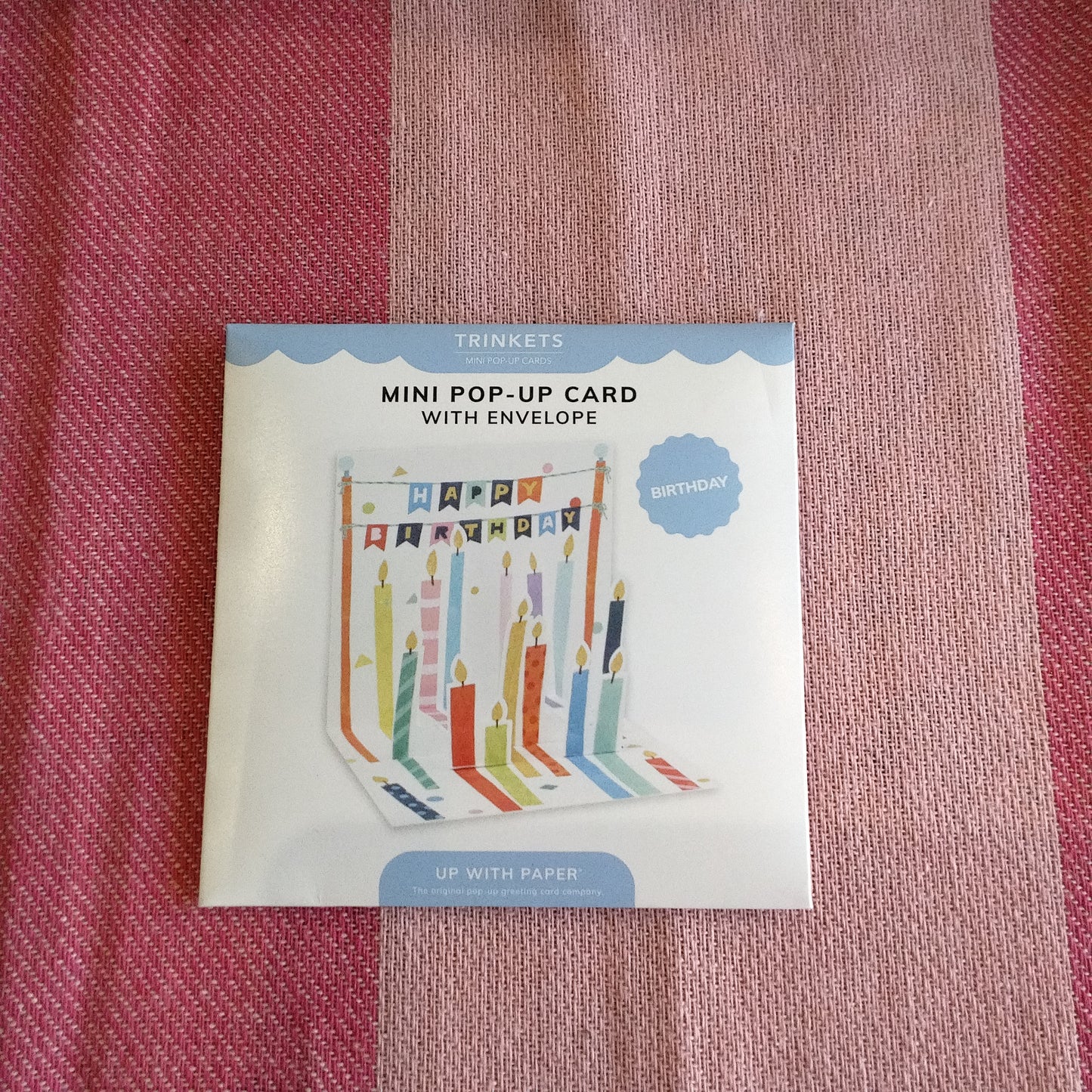 Lots of candles layered birthday card