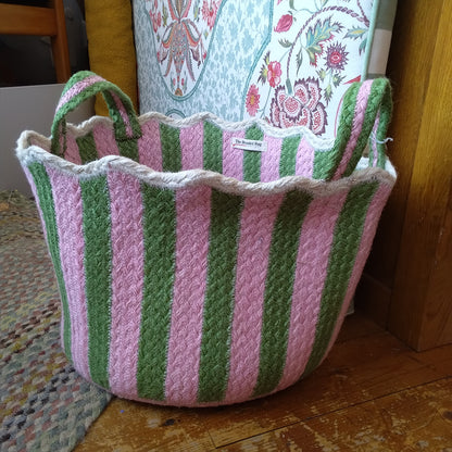 Large Tulip Basket in Kiwi