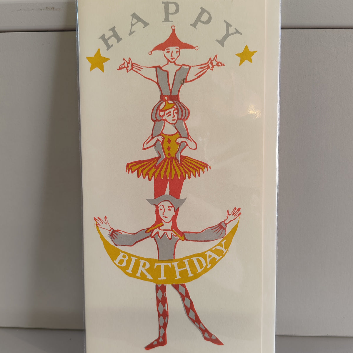 Long card Human Tower