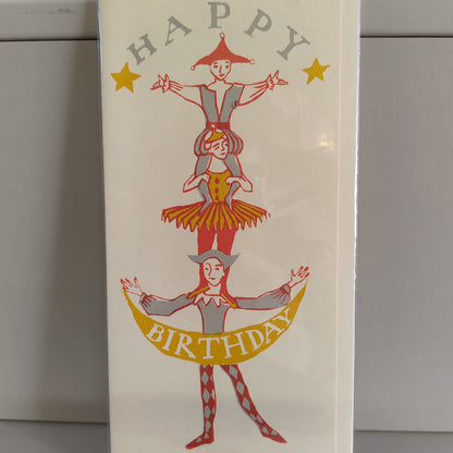 Long card Human Tower