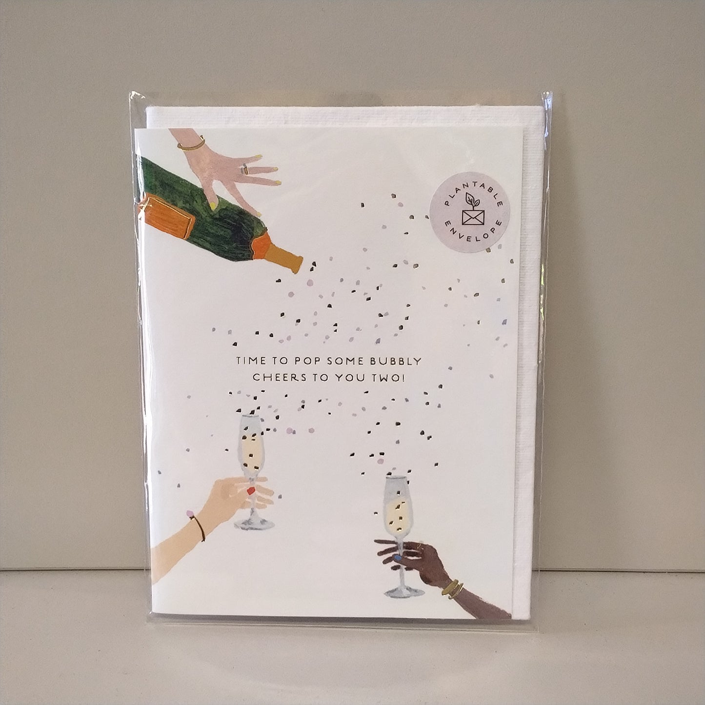 Pop Some Bubbly Greeting Card