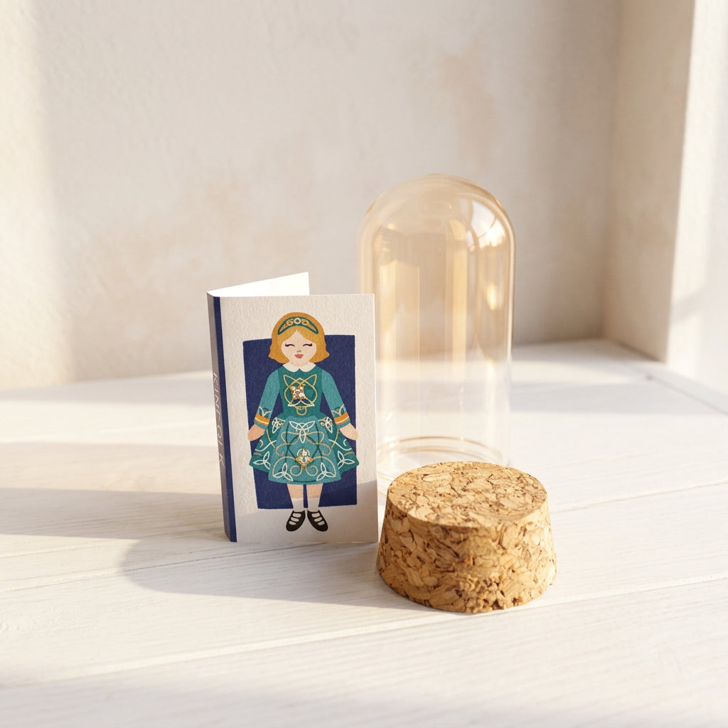 Kinfolk Irish Dancer with Gold Earrings