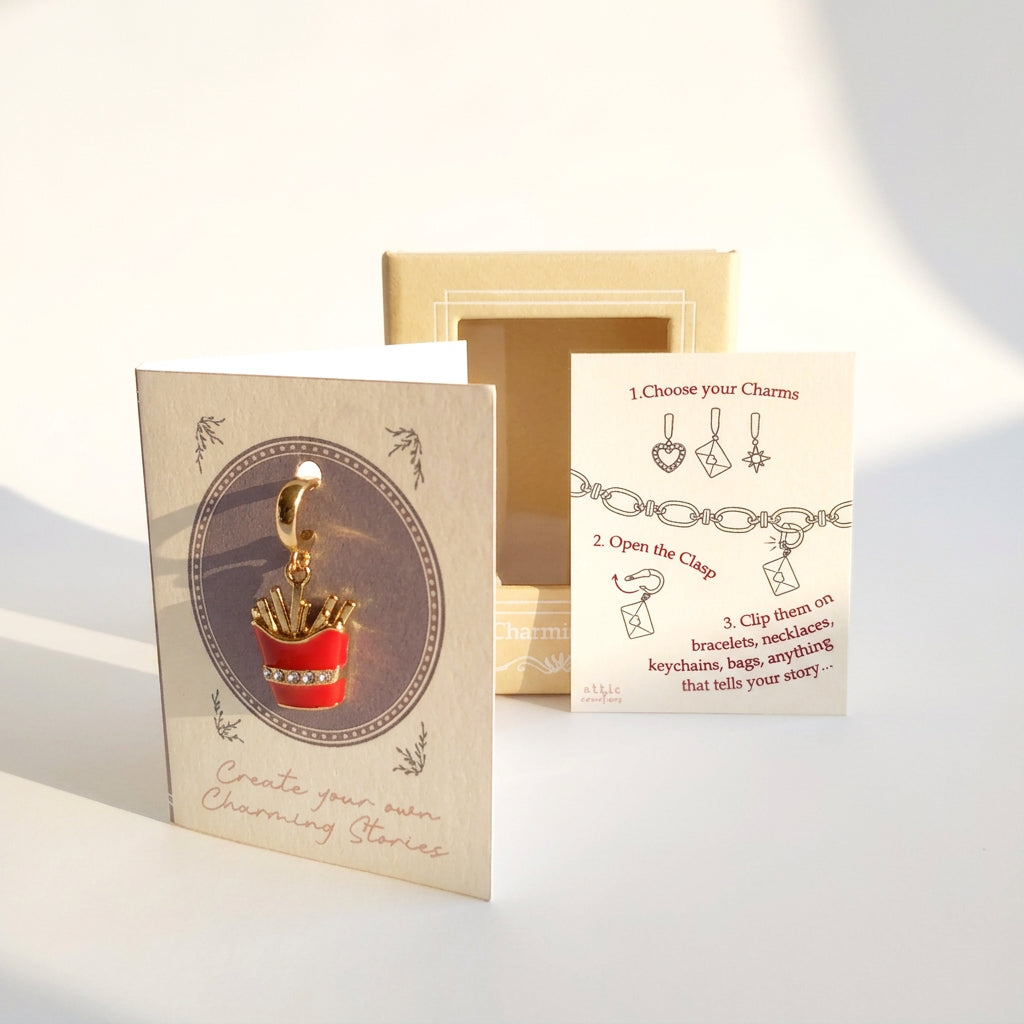 Red Bag of Fries Charm
