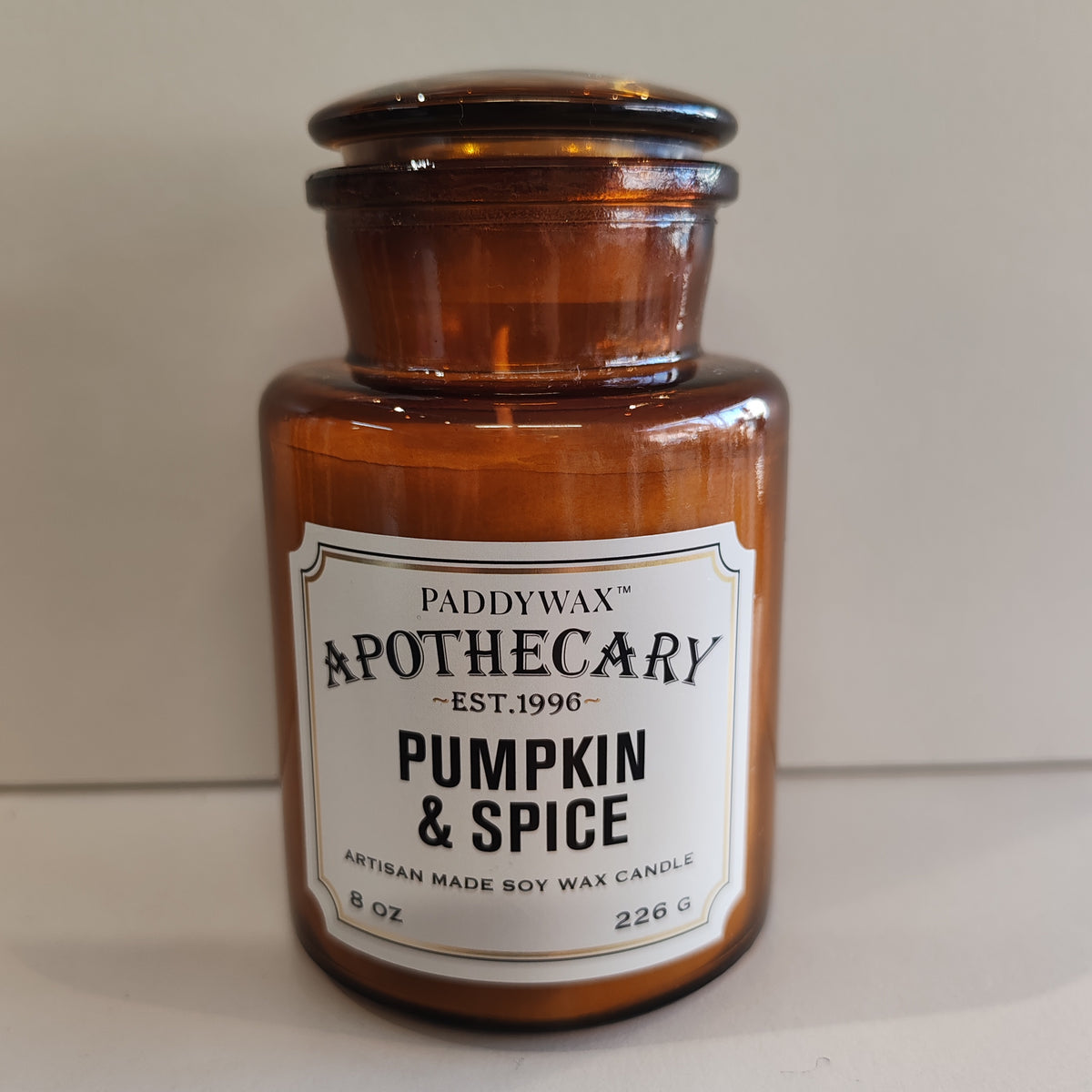 Pumpkin and Spice Apothecary candle