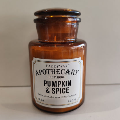 Pumpkin and Spice Apothecary candle