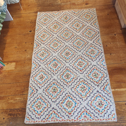 Carnival Mosaic Jute Rug.