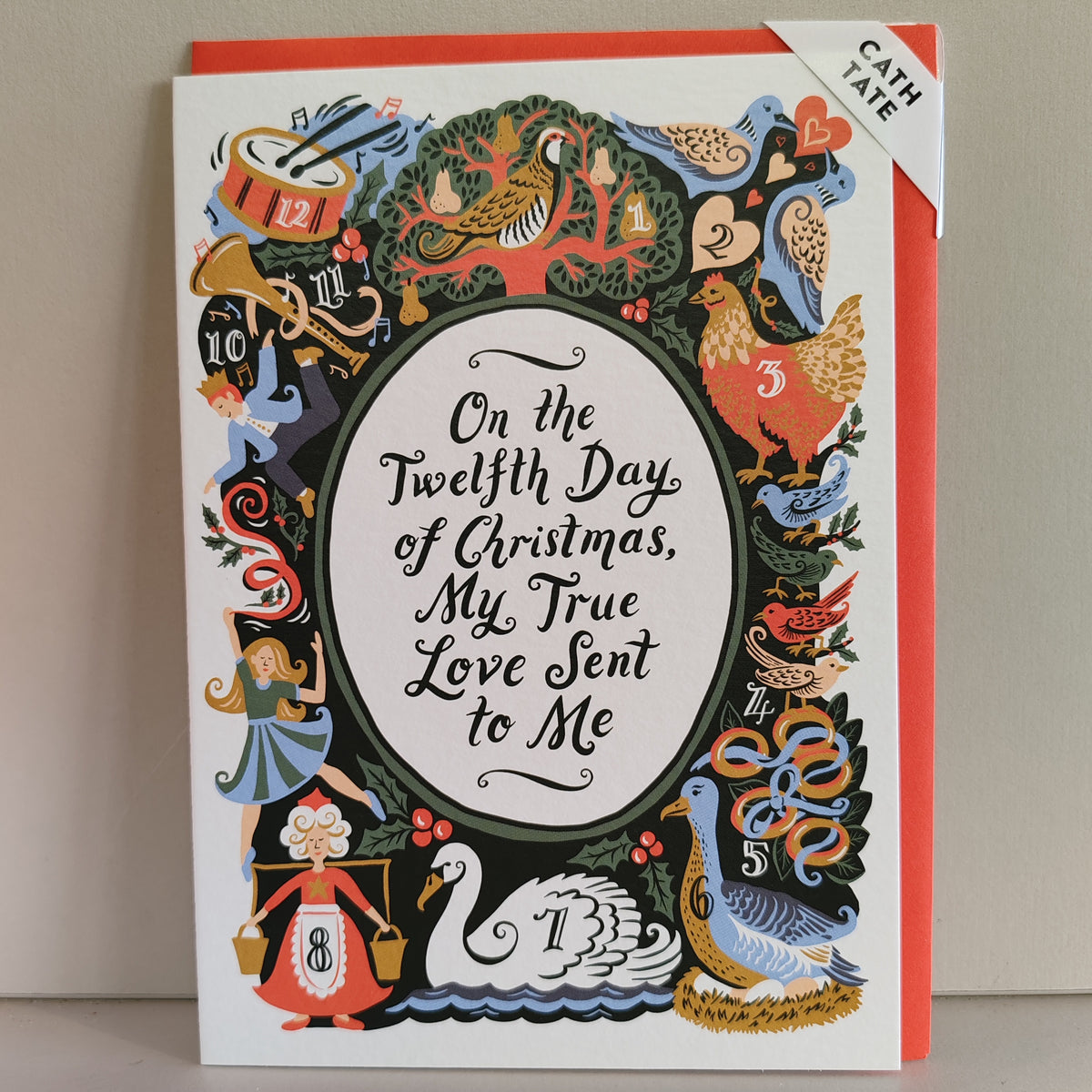 Twelth Day Christmas Greeting Card