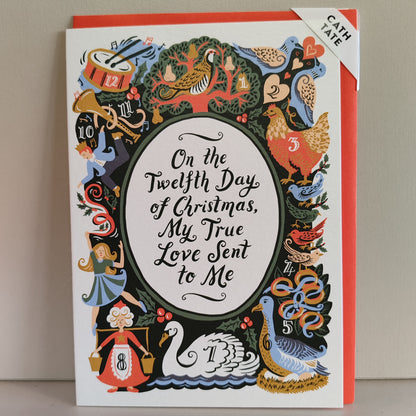 Twelth Day Christmas Greeting Card