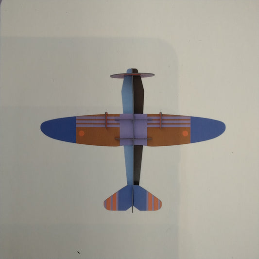 Deluxe Propeller Plane Wall Decoration