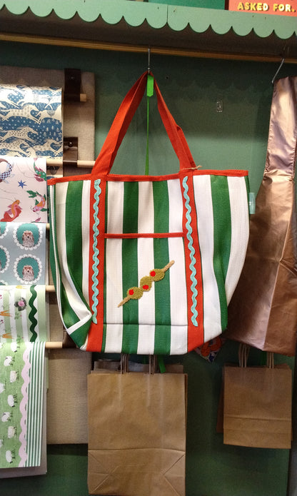 Olive Tote Bag