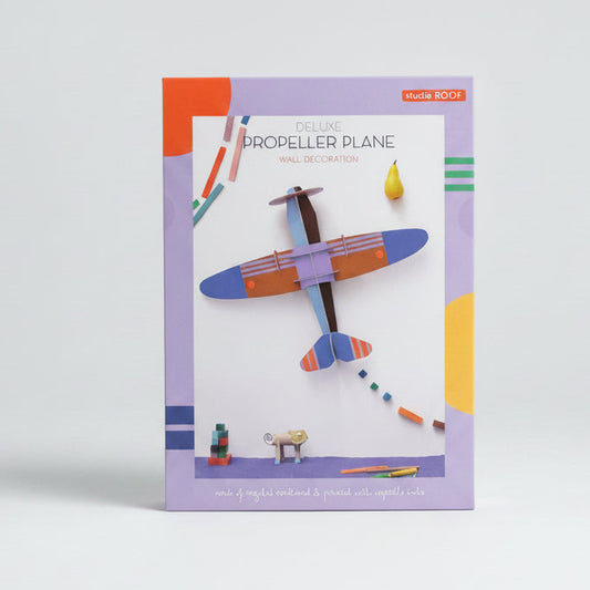 Deluxe Propeller Plane Wall Decoration