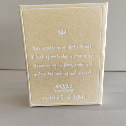 14k Grape crystal clip on charm