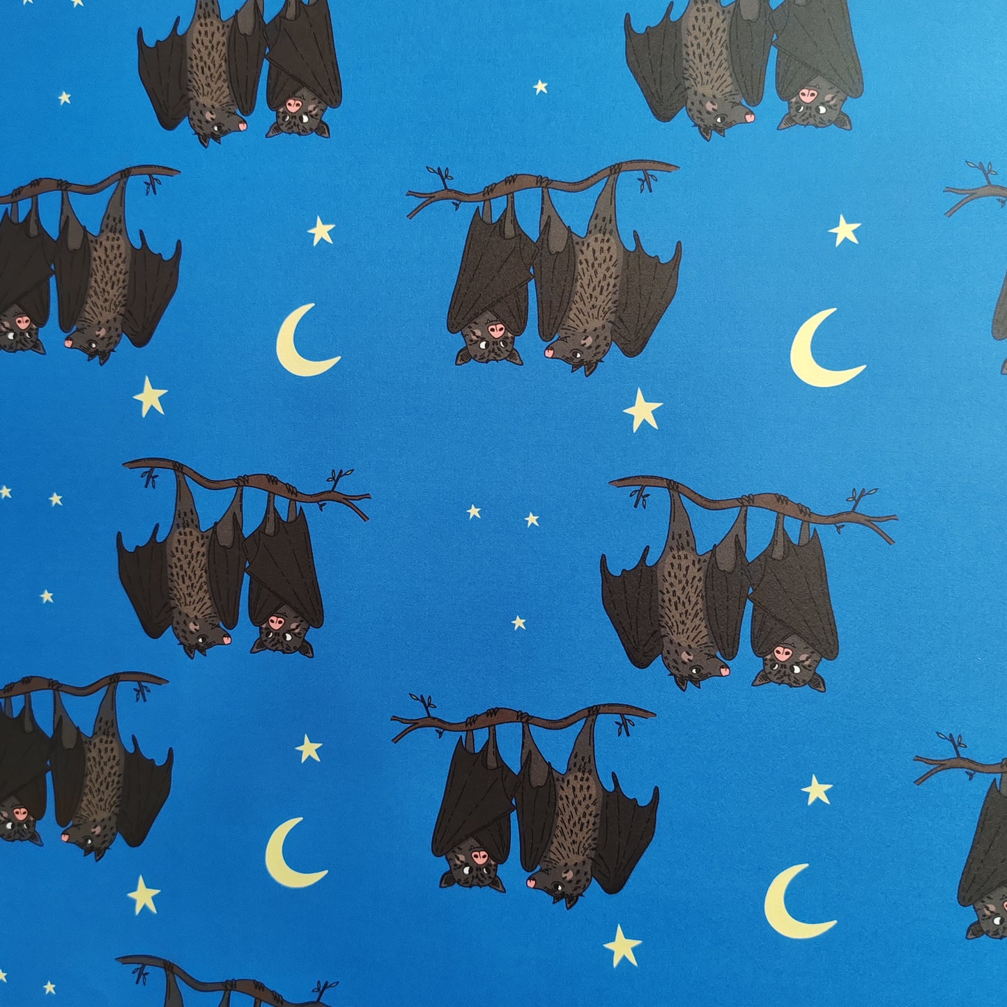 Two bats in love gift wrap