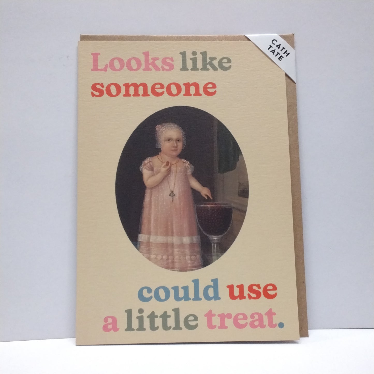 Looks Like Someone Could Use A Little Treat - greeting card