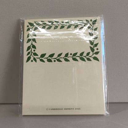 Pack of 12 place cards. Pea Green