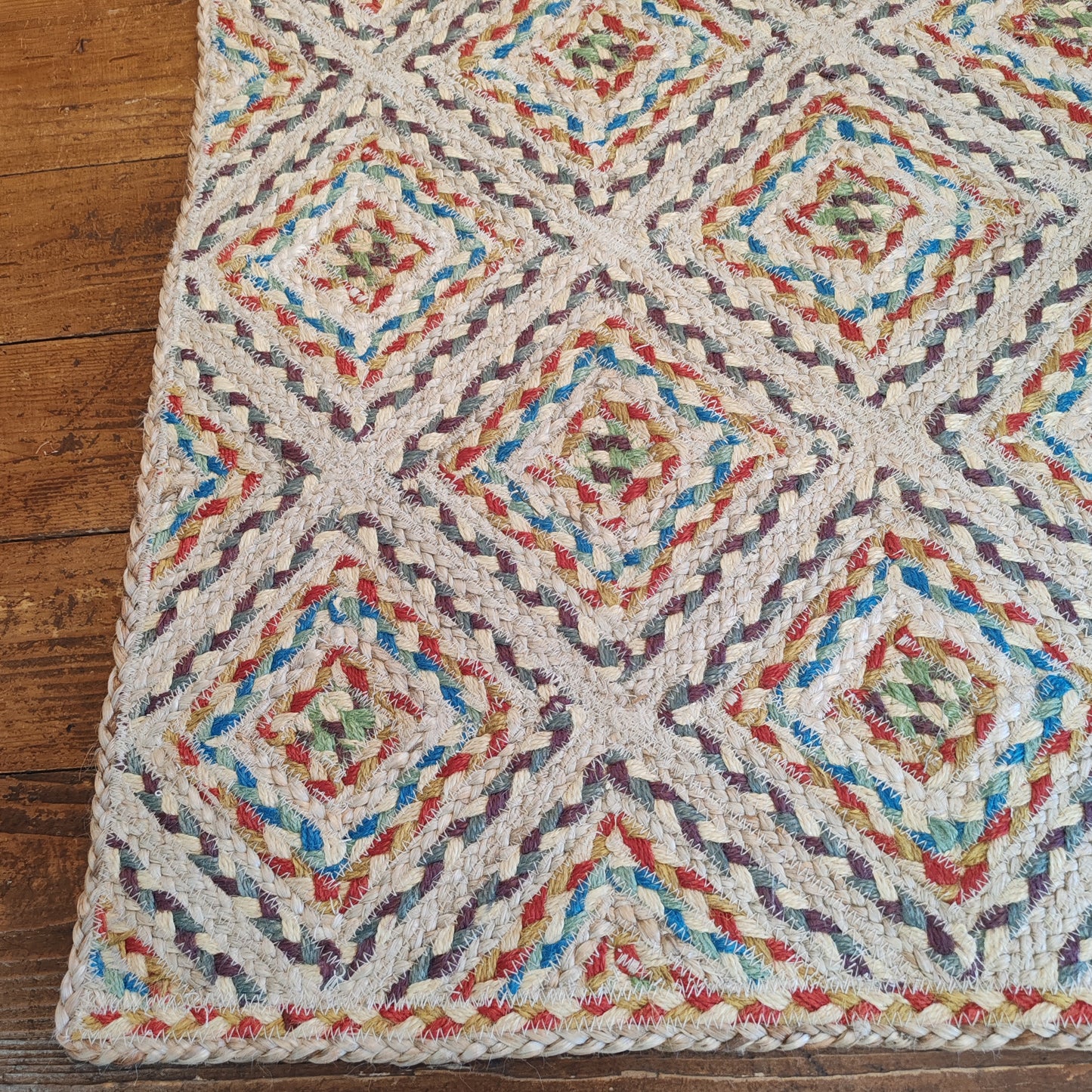 Carnival Mosaic Jute Rug.