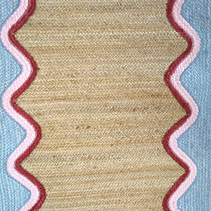 Sky Wave Jute Rug