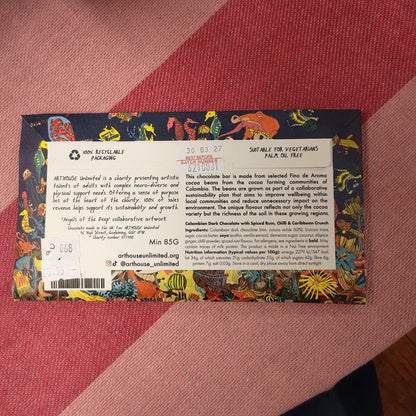 Angels Of The Deep Dark Chocolate Bar