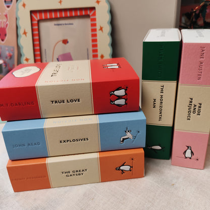 Decorative matches in style of the book, The Great Gatsby